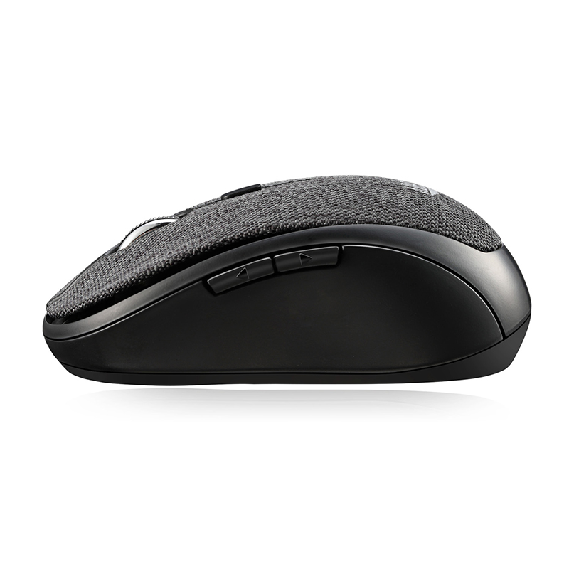 Adesso IMOUSE S80B Mouse - USB - Optical - 6 Button(s) - Black - Wireless 